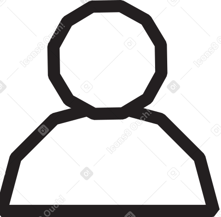 human icon Illustration in PNG, SVG