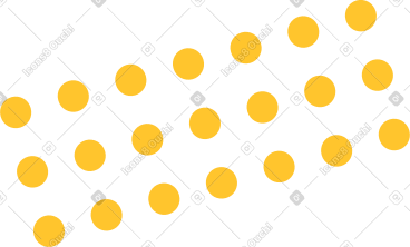 Yellow dots PNG, SVG