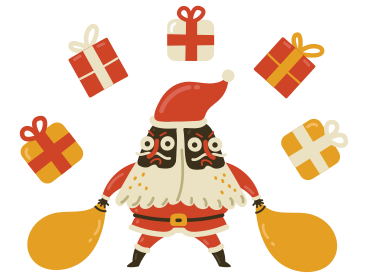 Santa is coming PNG, SVG