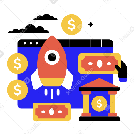 Startup investment PNG, SVG