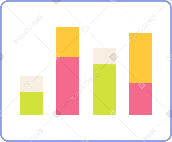graph popup window Illustration in PNG, SVG