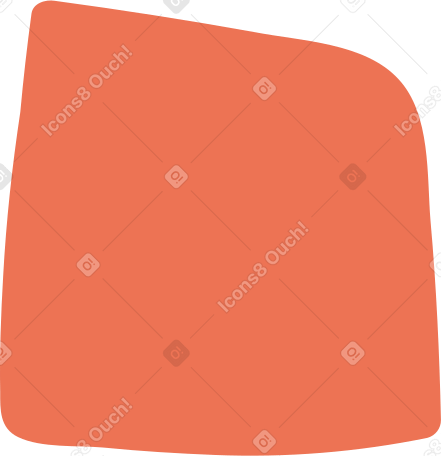 Оранжевая форма в PNG, SVG
