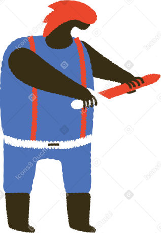 man with sword Illustration in PNG, SVG