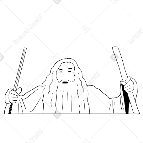 You shall not pass Gandalf PNG, SVG
