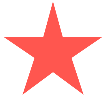 Étoile rouge PNG, SVG