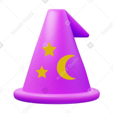 3D wizard PNG, SVG