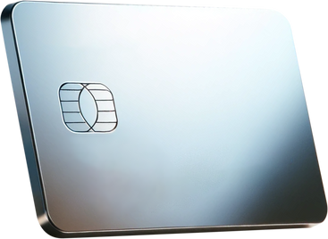chromed loyalty card PNG, SVG