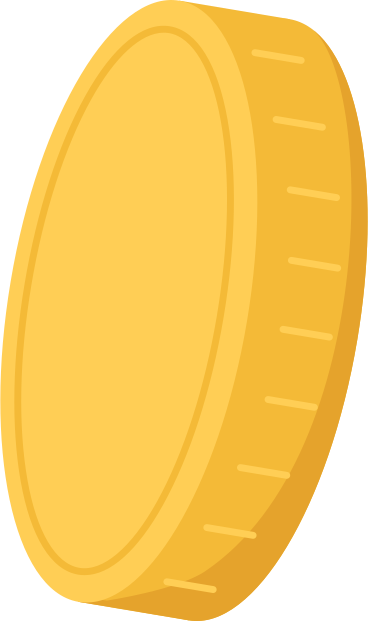 flying coin PNG, SVG