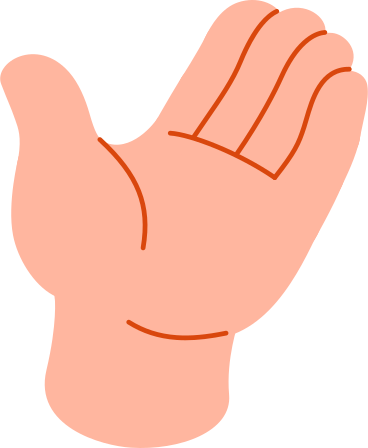 open palm PNG, SVG