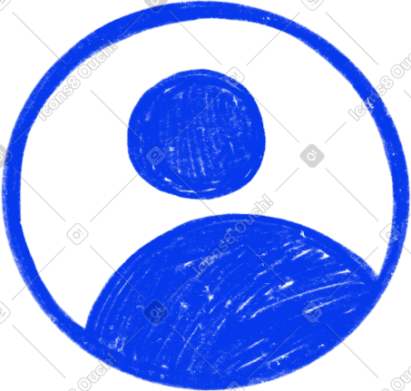 icon of a man in a circle PNG, SVG