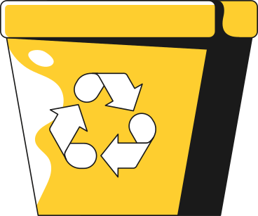 garbage recycling container PNG, SVG