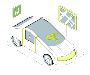 Autonomous vehicle and self-driving car PNG, SVG
