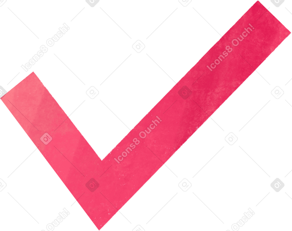 pink devotional check mark Illustration in PNG, SVG