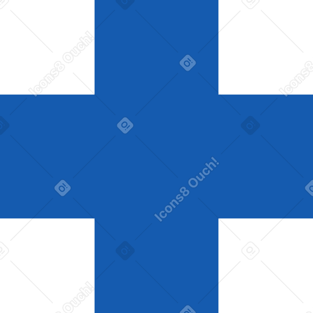 blue cross PNG、SVG