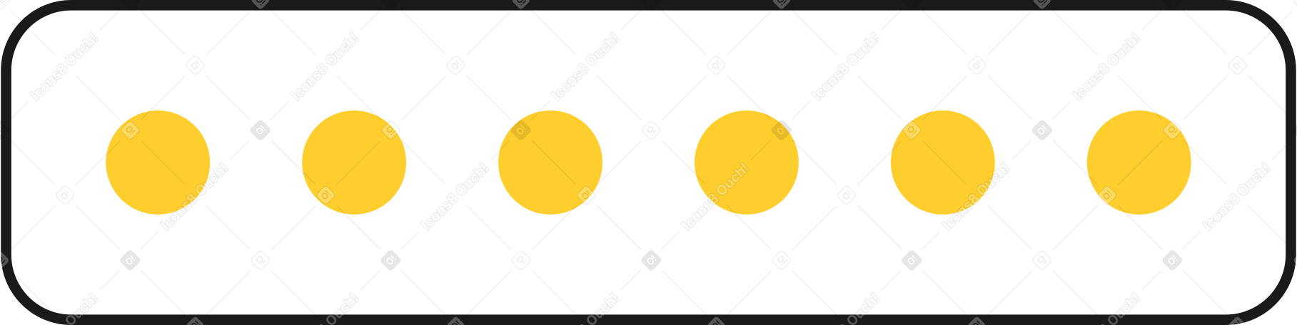 field with password dots PNG, SVG