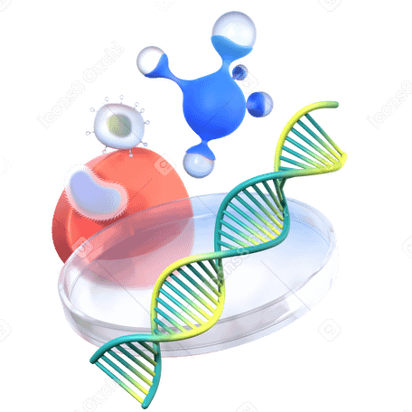 3D morphis dna sequencing technology PNG, SVG