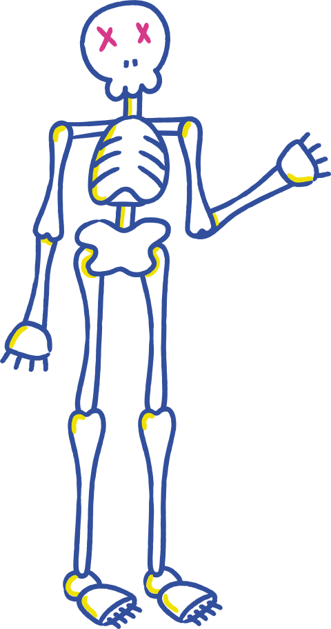 halloween skeleton welcome Illustration in PNG, SVG