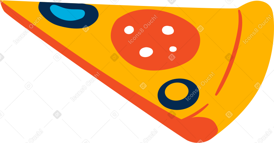 slice  of pizza Illustration in PNG, SVG