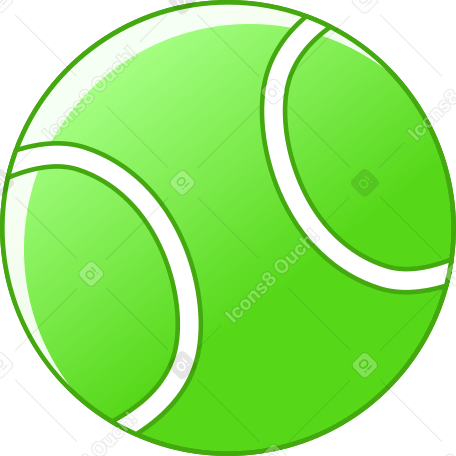 pelota de tenis PNG, SVG