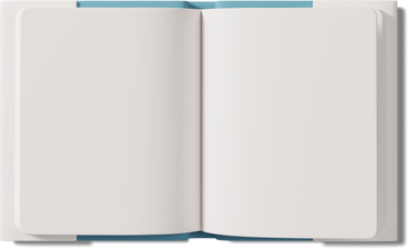 open book mockup PNG, SVG