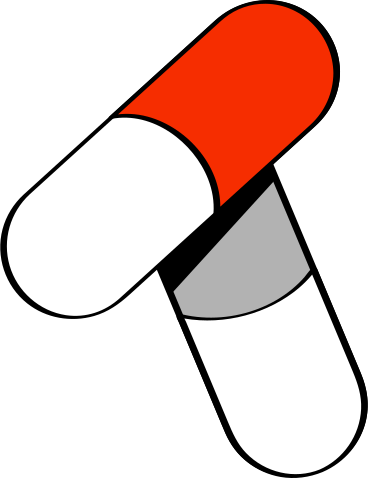 two pills PNG, SVG