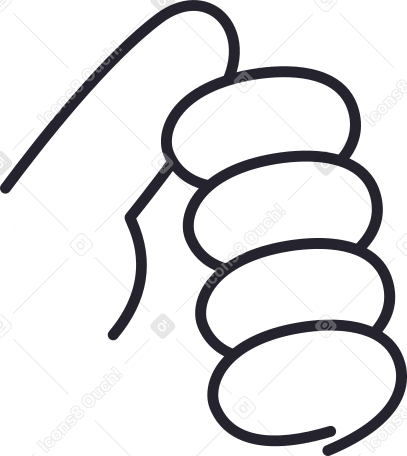 finger mädchen in einem rock und einem lila pullover PNG, SVG