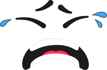 crying emotion PNG, SVG