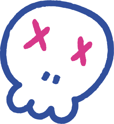 Halloween skull PNG、SVG