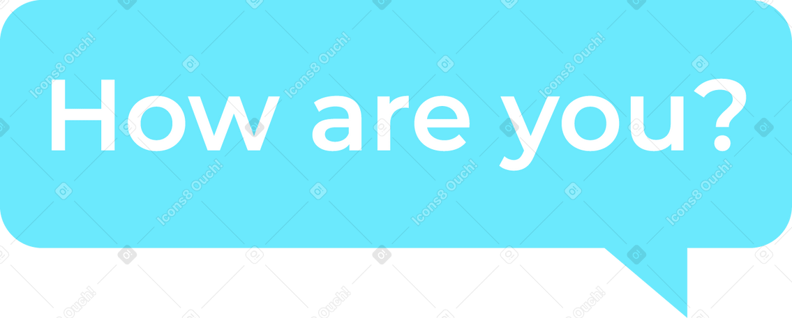 how are you message PNG, SVG