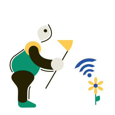 Wi-fi ecológico PNG, SVG