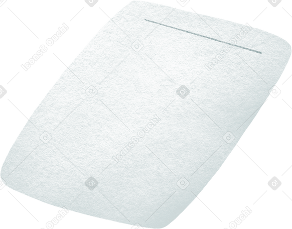sheet of white paper Illustration in PNG, SVG