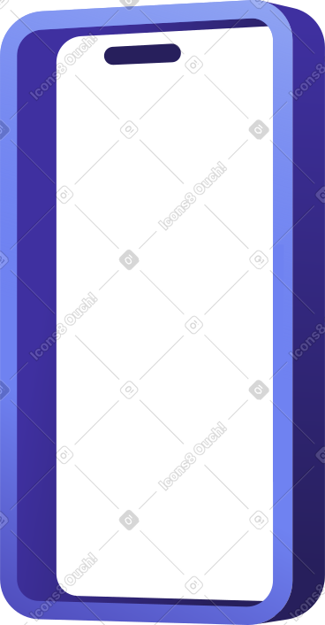 Empty smartphone PNG, SVG