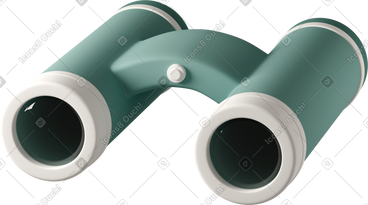 Green binoculars PNG, SVG