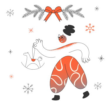 Decorazione natalizia PNG, SVG