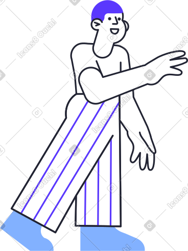 Man in pyjamas PNG, SVG