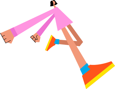 running woman PNG, SVG
