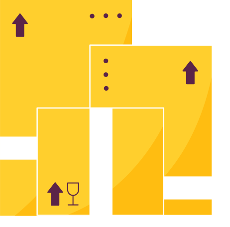 tree yellow box Illustration in PNG, SVG