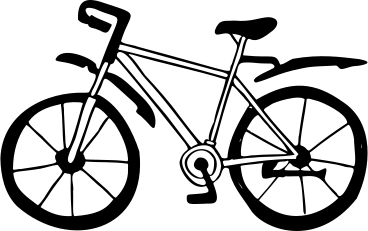 Modern sport bicycle PNG, SVG