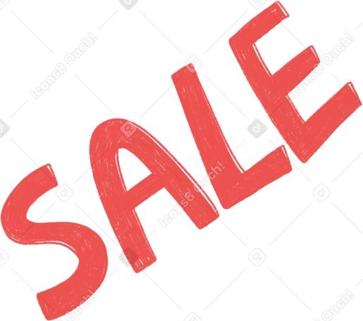 red word sale в PNG, SVG