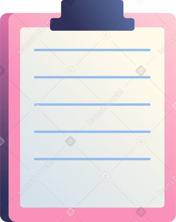 folder with clip and document PNG, SVG