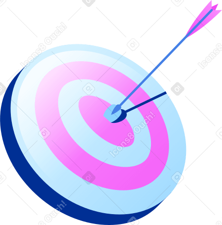 arrow hit aim Illustration in PNG, SVG