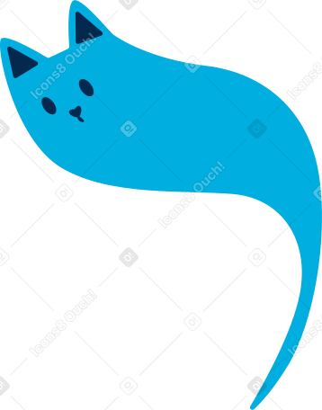 ghost of a cat PNG, SVG