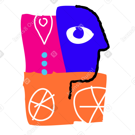 Cycling Illustration in PNG, SVG