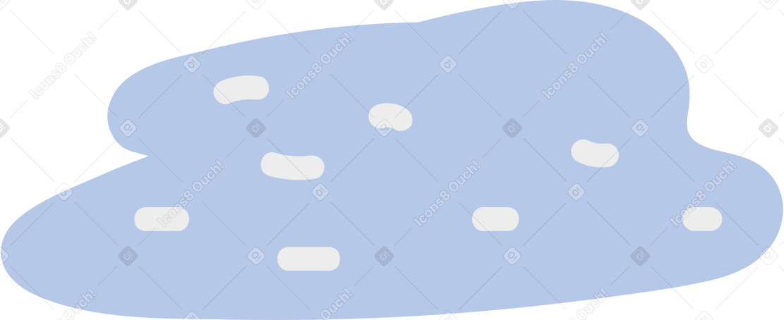 puddle Illustration in PNG, SVG