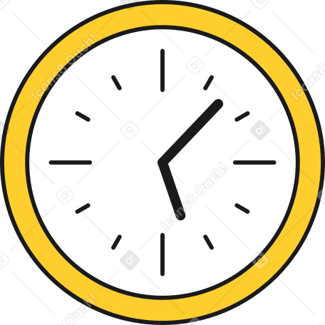 Ícone com relógio para app criado com ia generativa