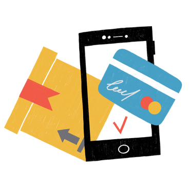 Zahlungsabwicklung für waren mit debitkarte und telefon PNG, SVG