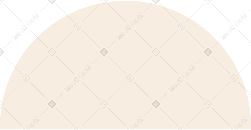 semicircle beige Illustration in PNG, SVG