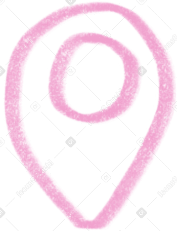 pink gps symbol Illustration in PNG, SVG