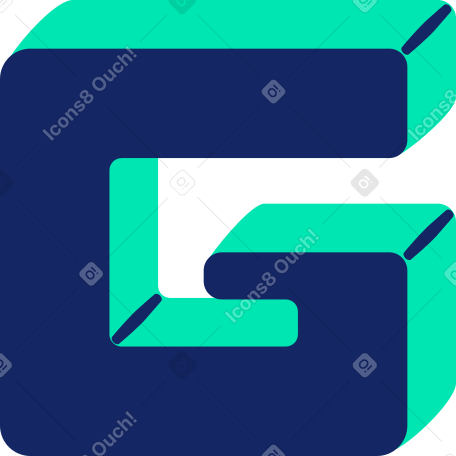 letter g Illustration in PNG, SVG
