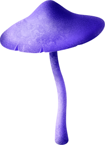 purple mushroom PNG、SVG